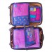 Kit Travel Bag Organizadores de Mala Azul P/M/G 3Pçs - Secalux