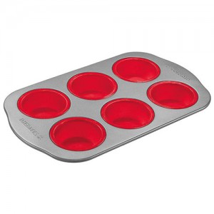 Forma de Silicone para Cupcake Vermelha - Sanremo