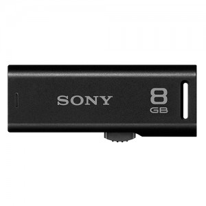 Pen Drive Retrátil Preto - 8GB - Sony