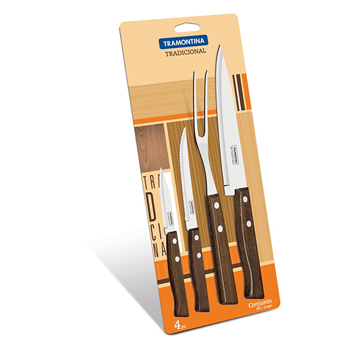 Conjunto de Facas Inox Tradicional 4pçs - Tramontina