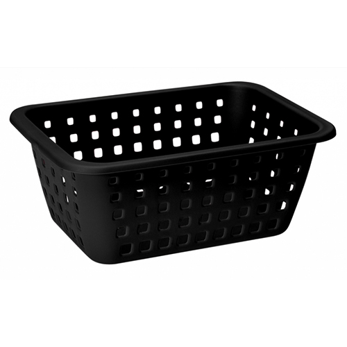 Cesto Plástico Grande 5,2L Preto -  Ordene