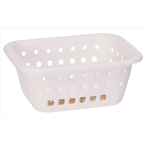 Cesto Plástico Pequeno 1,4L Branco - Ordene