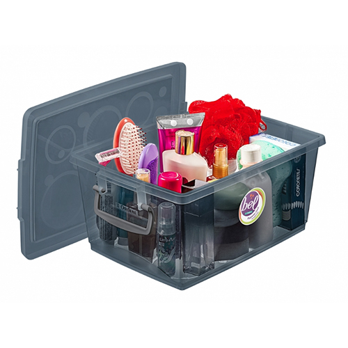 Organizador c/ Trava 7,5L Grafite - Ordene