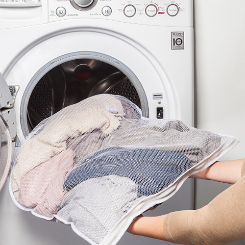 Saco Grande com Zíper para Lavar Roupas - Ordene
