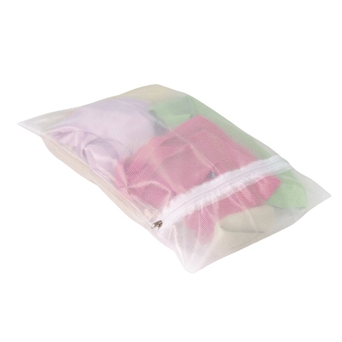 Saco c/ Zíper para Lavar Roupas Médio - Secalux