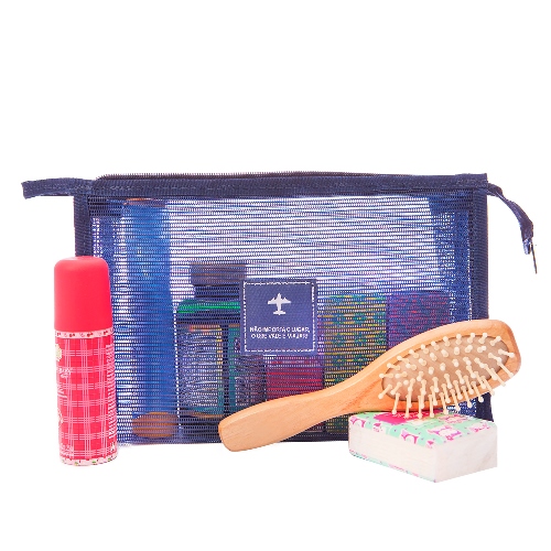 Organizador Travel Cosmetic Bag Azul - Secalux