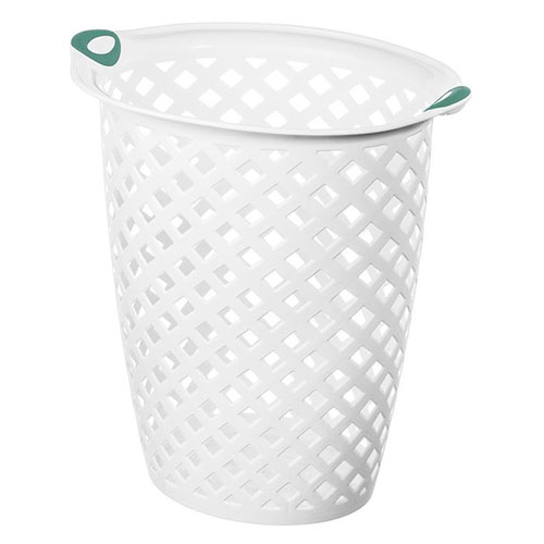 Cesto Plástico para Roupas Branco 30L - Sanremo
