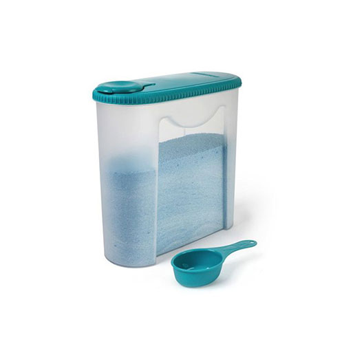 Porta Sabão em Pó com Dosador Hydrus Verde 2,35L - Sanremo