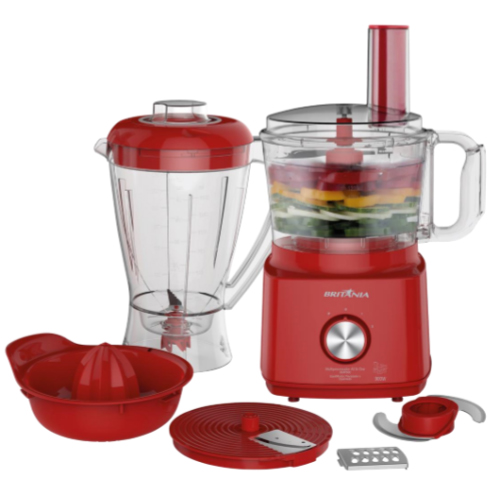 Multiprocessador All In One 900W Vermelho - Britânia