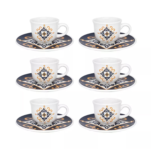 Conjunto de Xícaras para Café de Cerâmica Floreal São Luíz 6pçs - Oxford