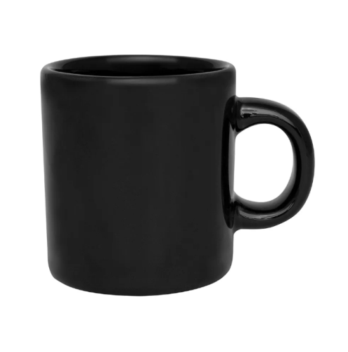Caneca de Cerâmica Biona Preta 100ml - Oxford