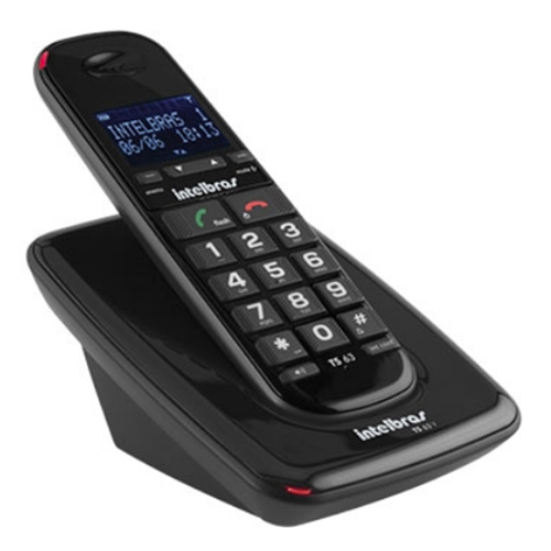 Telefone sem Fio Digital ID Preto - Intelbras