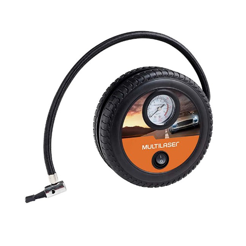Compressor de Ar para Roda Automotiva 12V - Multilaser