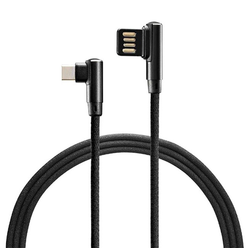 Cabo Gamer Type-C de Nylon Trançado Warrior 1,2M Preto - Multilaser