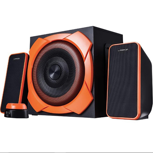 Caixa de Som Gamer Grande 2.1 Warrior Preto e Laranja - Multilaser