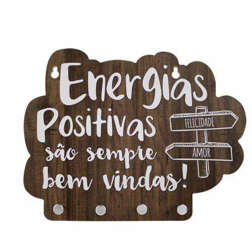 Porta-Chaves "Energias Positivas" - Kathavento