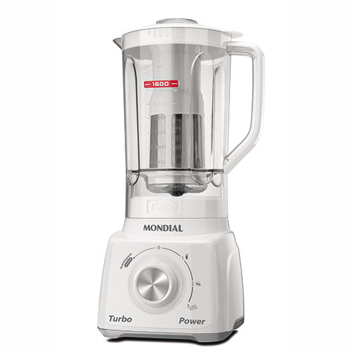 Liquidificador Turbo Power 500W Branco - Mondial