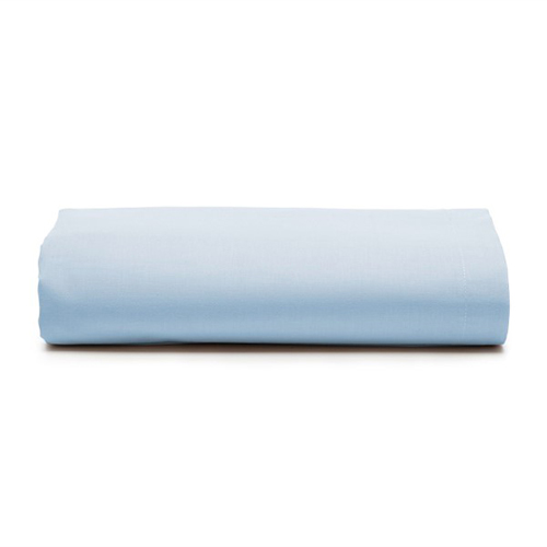 Lençol Superior sem Elástico Avulso Casal Royal 100% Algodão Azul - Santista