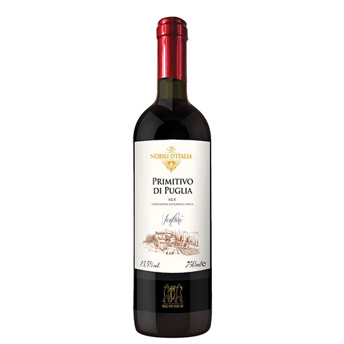 Vinho Nobili D'Itália Primitivo Puglia 750ml