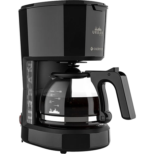 Cafeteira Elétrica Urban Pop Preta 600ml - Cadence