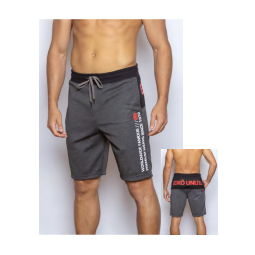 Bermuda de Moletom Masculina Preta  - Ecko