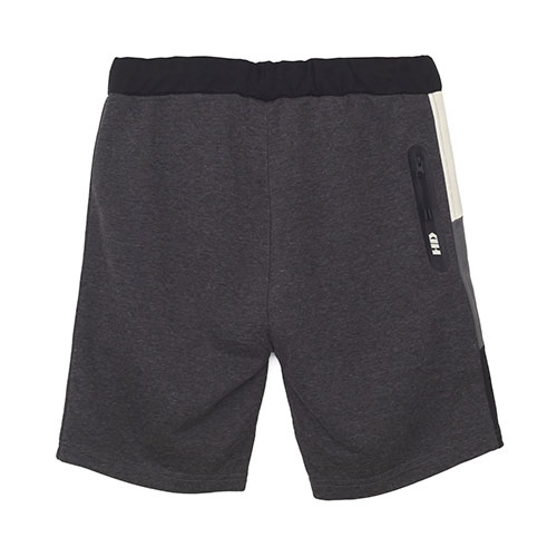 Bermuda de Moletom Masculina Black Melange - HD
