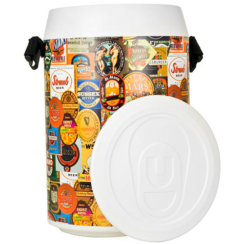 Cooler Praia Mix Rótulos com Alça Mochila 24 Latas - Anabell