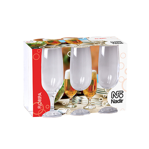 Jogo com 6 Taças Floripa Cerveja 300ml - Nadir