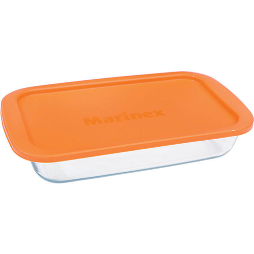 Assadeira Clássica Retangular com Tampa Plástica 2,2L - Marinex