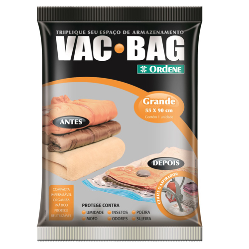 Saco Organizador a Vácuo Vac Bag Grande - Ordene