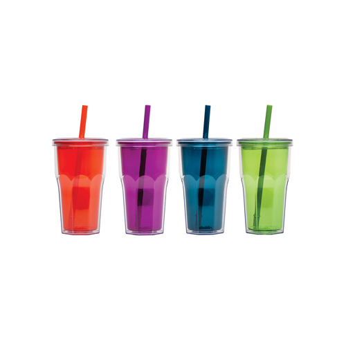 Copo Isotérmico Marina ou Berry ou Fern ou Tomato 473ml - Aladdin